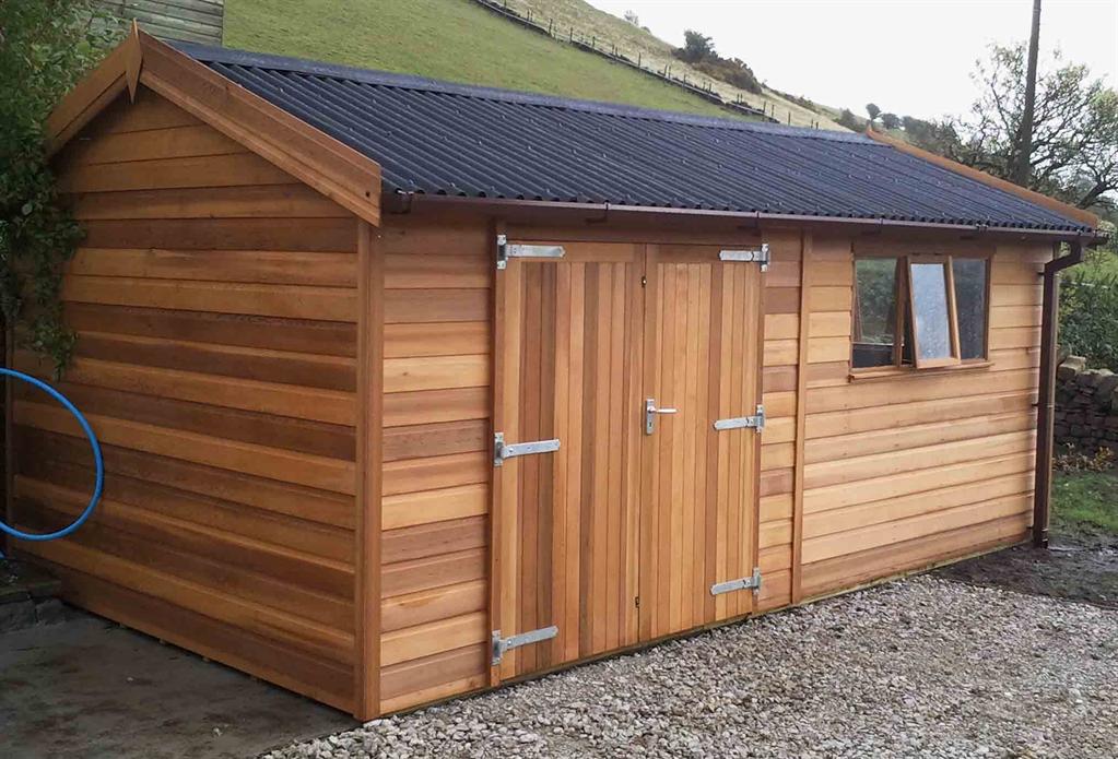 Cedar Apex Workshop – 16ft x 10ftdings, timber workshops Cedar Apex Workshop