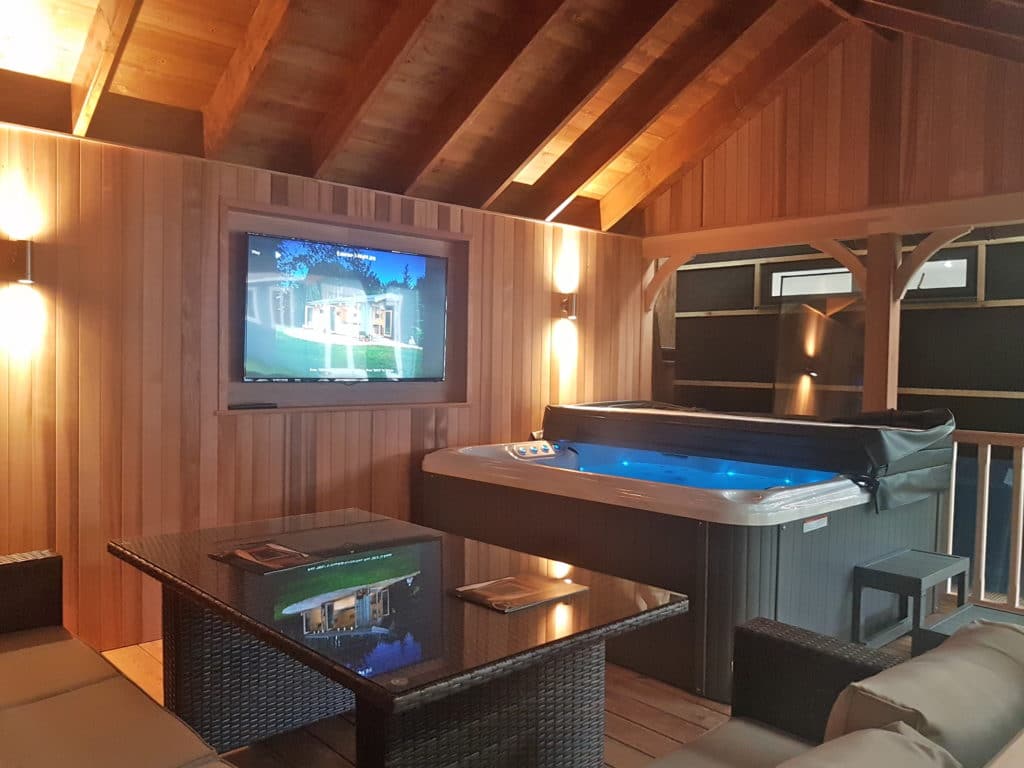 Wooden Gazebo for Hot Tub - Tunstall Garden Buildings